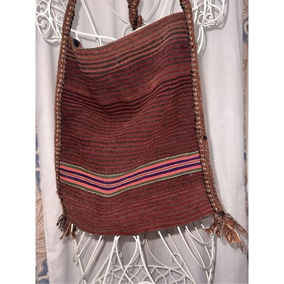 BEAUTIFUL Bolivian CHOLITA Woman’s Aguayo handmade shoulder bag Crossbody l purs - Picture 2 of 7